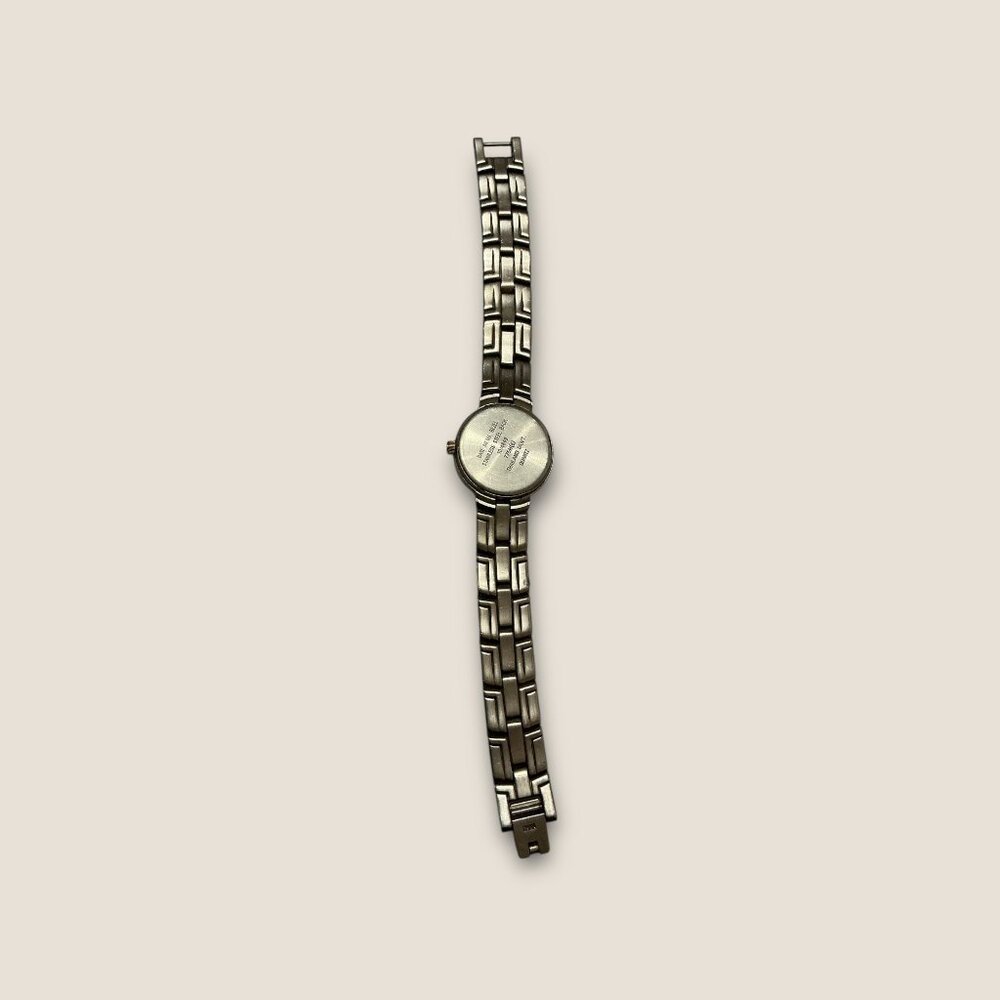 Vintage Ann Klein Womens Dainty Silver Watch 6.5" Link Bracelet Quartz - Picture 5 of 6